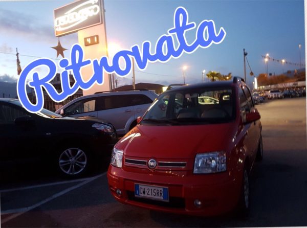 Auto rubata ad Atena Lucana. Restituita alla Concessionaria Superauto la Fiat Panda ritrovata ad Otranto