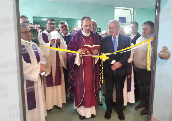 Ospedale di Polla. Inaugurata la nuova Cappella offerta dalla Fondazione Monte Pruno