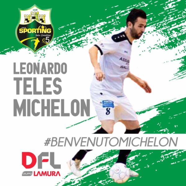Sporting Sala Consilina. Colpo di mercato, arriva l’universale Leonardo Teles Michelon