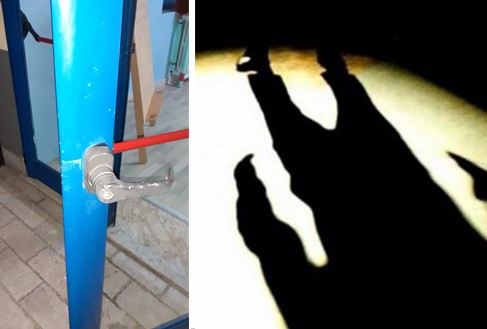 vandali asilo polla evidenza