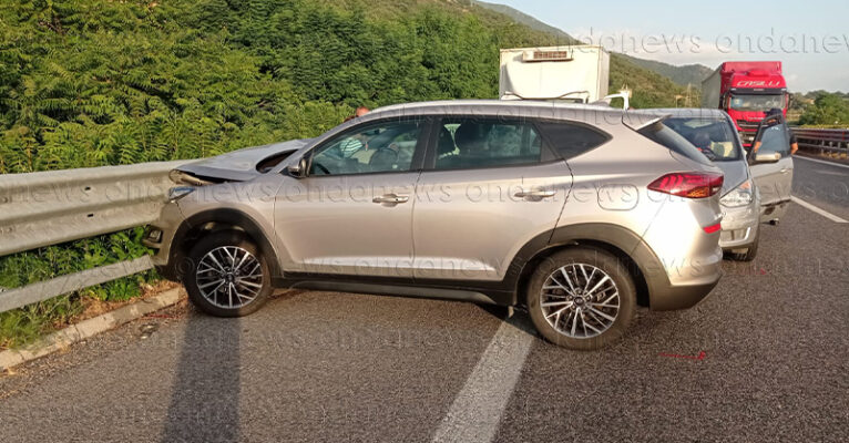 foto incidente A2 Atena Lucana - Sala Consilina 26 luglio 2023