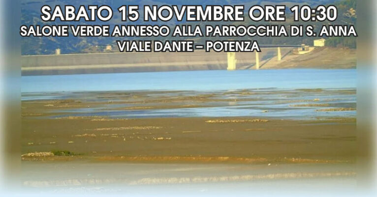 crisi idrica basilicata locandina