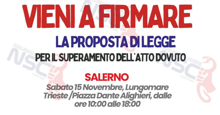 proposta legge contro atto dovuto carabinieri fb