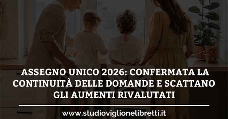 ASSEGNO UNICO 2026 viglione FB