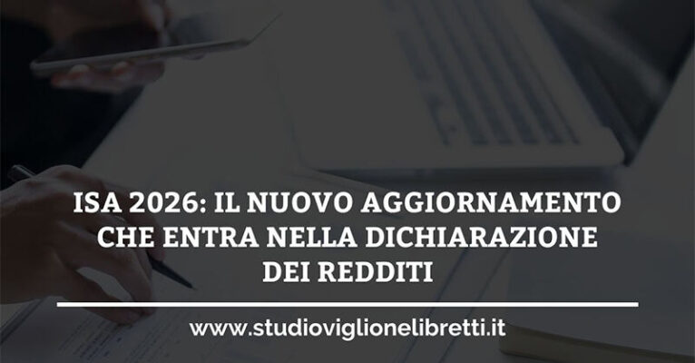 ISA 2026 aggiornamento FB