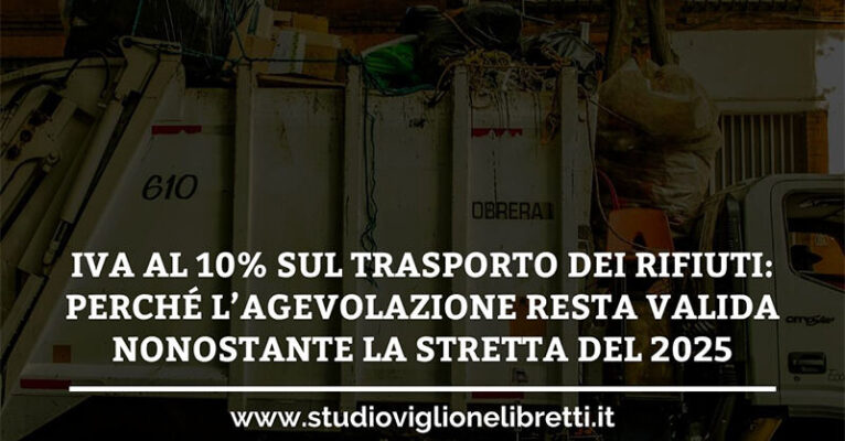 IVA 10 TRASPORTO RIFIUTI FB