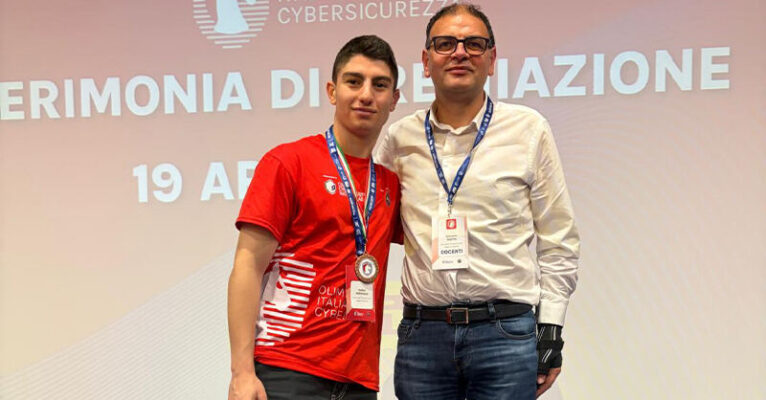 Raffael Andriuolo Olimpiadi Cybersicurezza FB