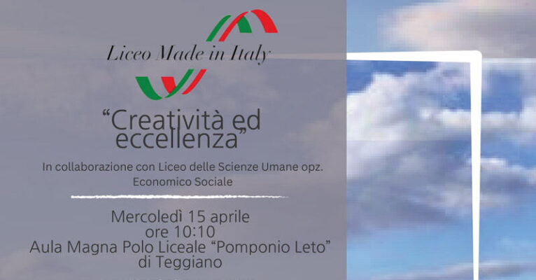 incontro made in italy 15 aprile leto teggiano
