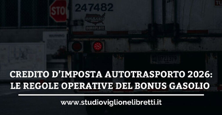 CREDITO D'IMPOSTA GASOLIO viglione FB