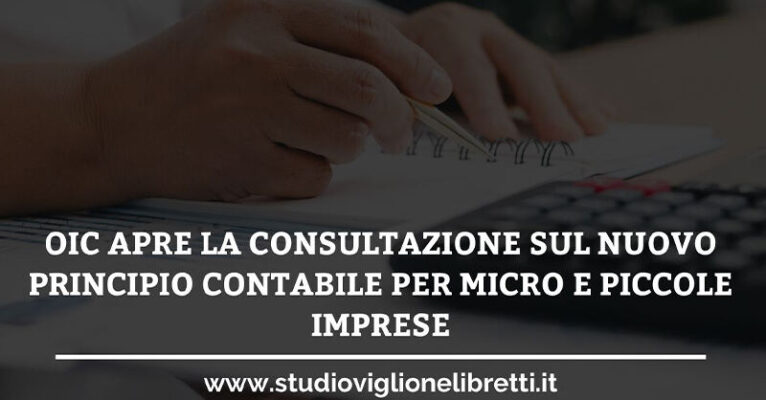 OIC CONSULTAZIONE NUOVO PRINCIPIO CONTABILE viglione FB