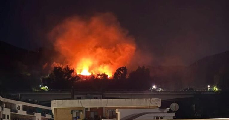 incendio salerno 23 settembre 2026 fb