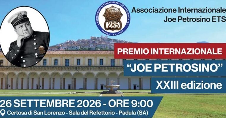 premio joe petrosino 2026