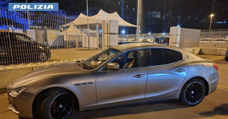 SEQUESTRO MASERATI POLIZIA SALERNO OTTOBRE 2026
